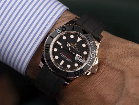 rolex yachtmaster rose gold bracelet|Rolex yacht master 40 18kt.